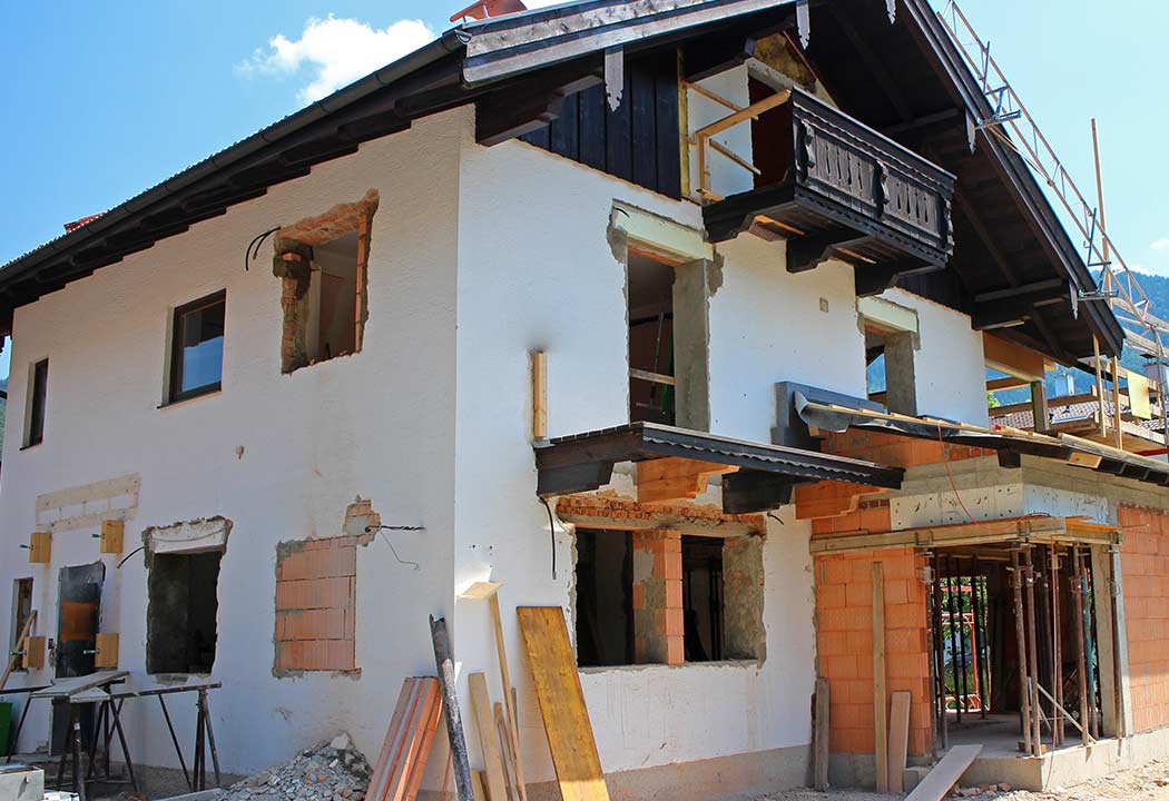 Housing under renovation in cold climates