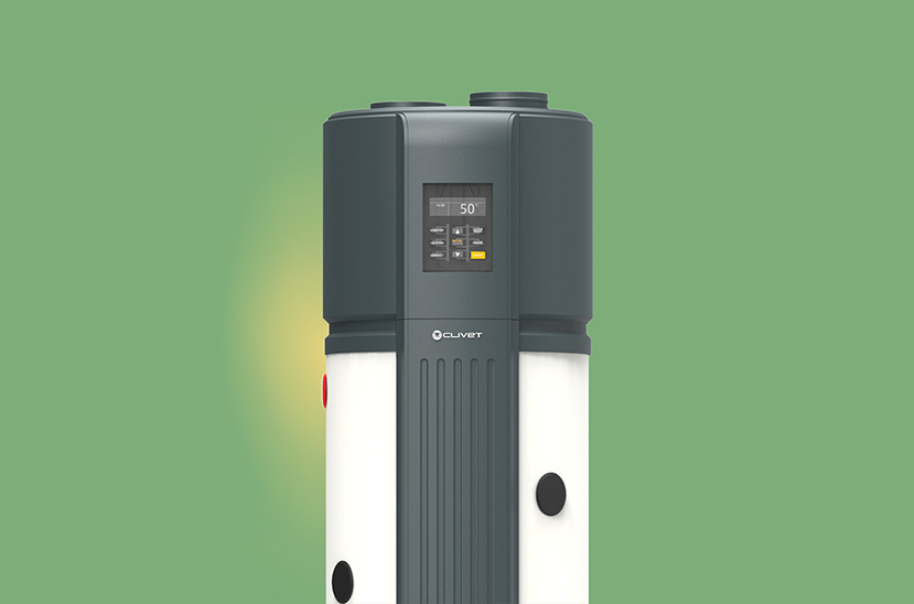 AQUA PLUS by Clivet: Install a heat pump water-heater to complete your system.