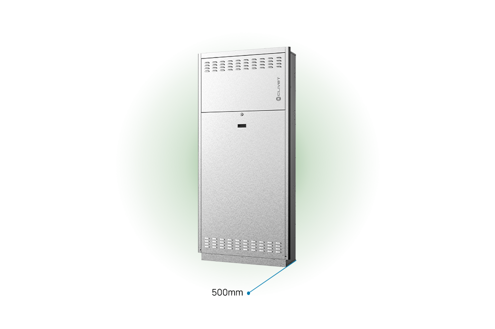Respect distances to be maintained: 500 millimetres front.
