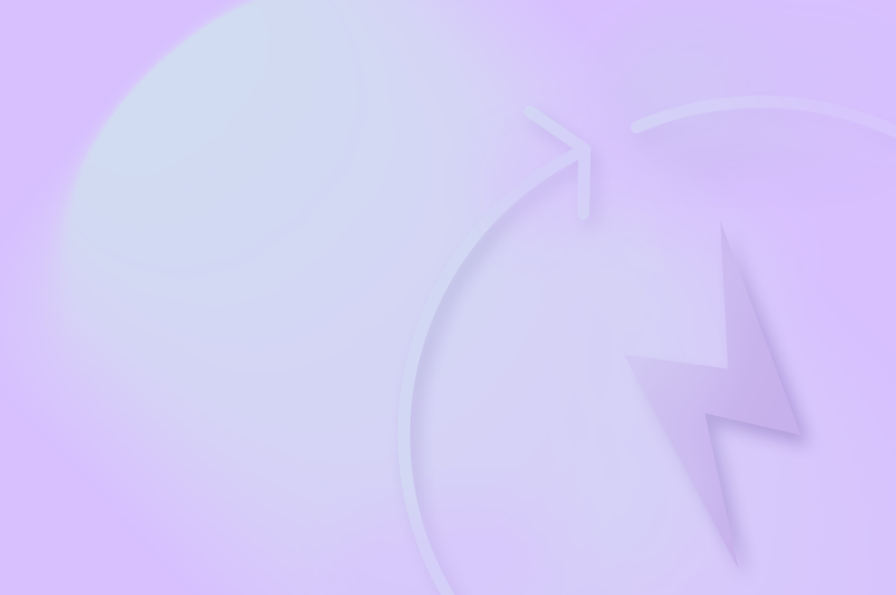 CONTROL4 NRG by Clivet: energy under control. Energy symbol graphic with two circular arrows.