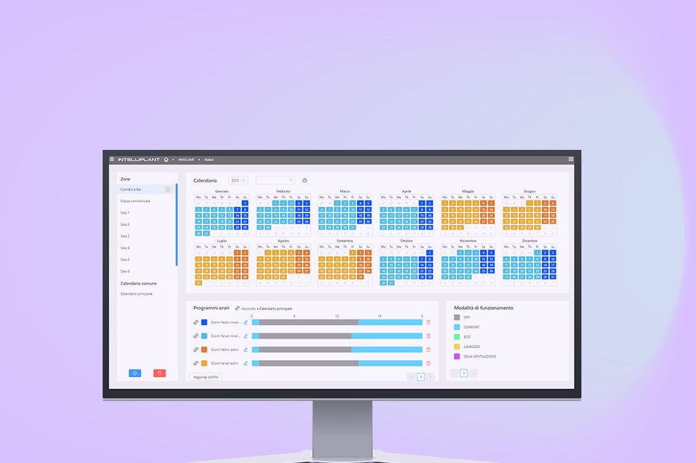 INTELLIAIR by Clivet: simple and intuitive remote management.